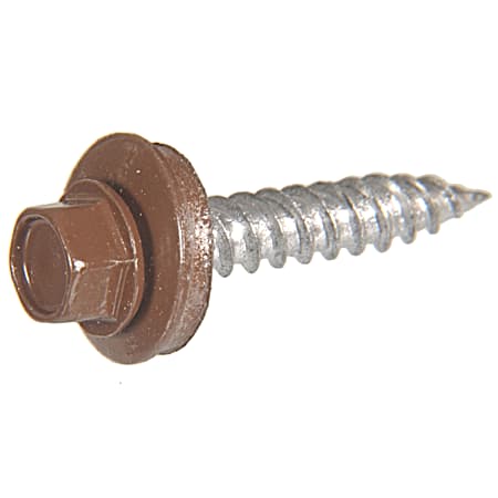 The Project Center Brown Painted Head Self Piercing Sheeter Screws