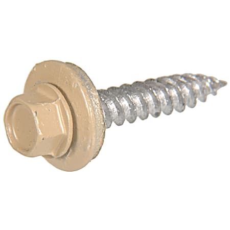 The Project Center Tan Painted Head Self Piercing Sheeter Screws
