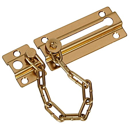 Brass Plated Door Chain Lock