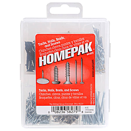 Homepak Nails, Tacks & Brads Kit