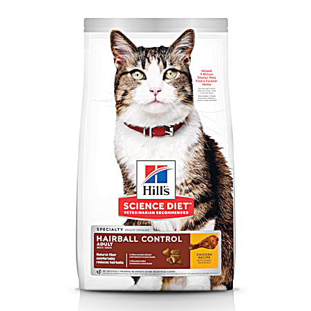 Science Diet Adult Hairball Control Chicken Recipe Dry Cat Food