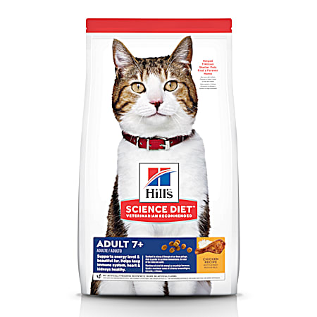 Hill's Science Diet Adult 7+ Chicken Recipe Dry Cat Food