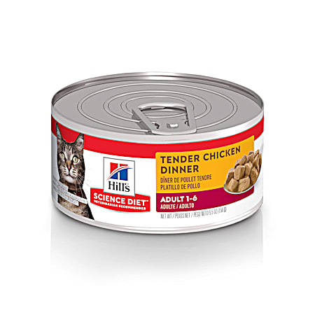 Hill's Science Diet Adult Tender Chicken Dinner Wet Cat Food