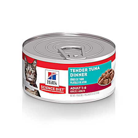 Hill's Science Diet Adult Tender Tuna Dinner Wet Cat Food