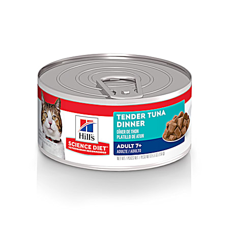 Hill's Science Diet Adult 7+ Tender Tuna Dinner Wet Cat Food