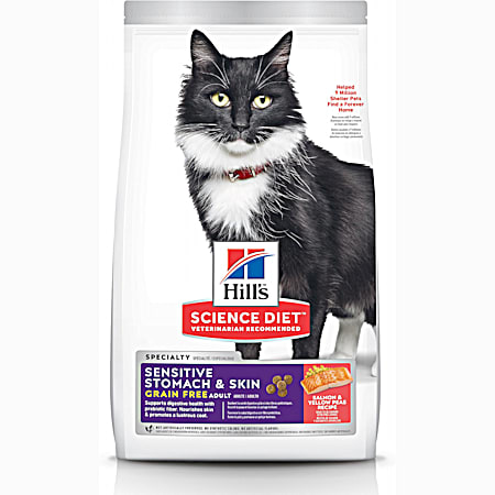 Hill's Science Diet Adult Sensitive Stomach & Skin Dry Cat Food