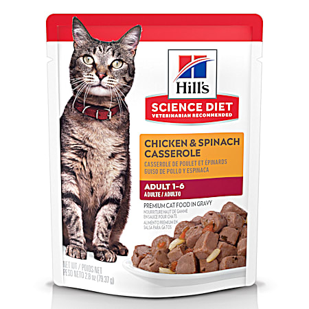 Hill's Science Diet Adult Chicken Casserole Pouch for Cats