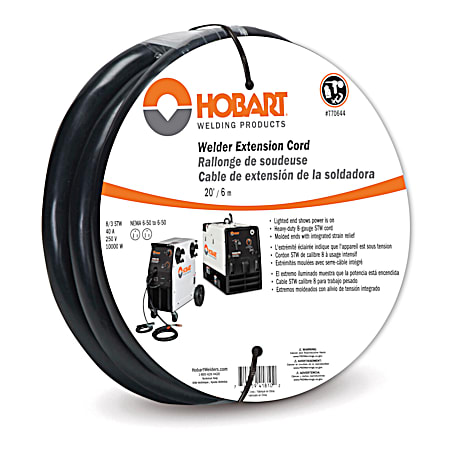 Hobart 20 ft 230 V Welder Extension Cord