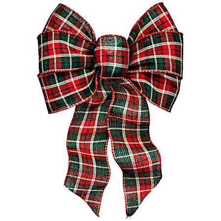 8.5 in Holiday Cheer Bow - Assorted