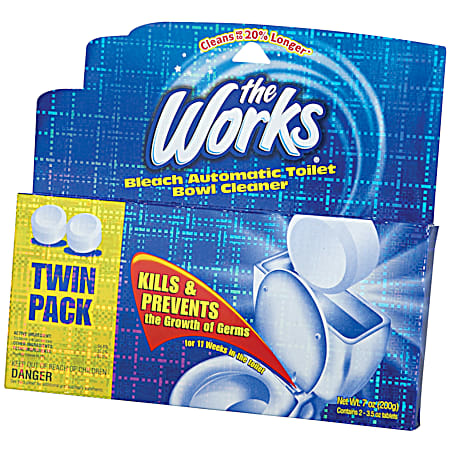 Automatic Toilet Bowl Cleaner Twin Pack