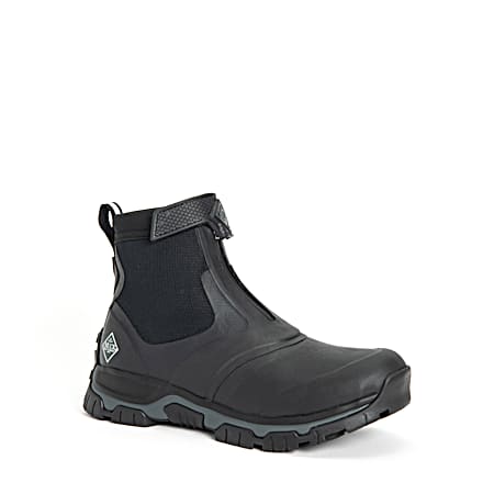 Men's Apex Black/Grey Mid Zip Boots