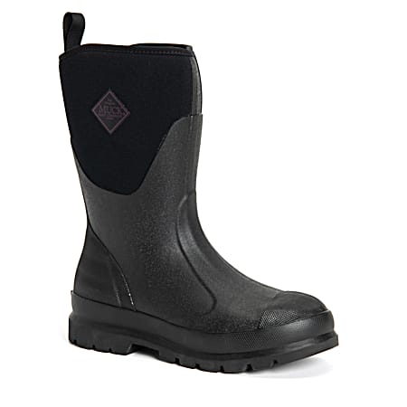 Ladies' Black Chore Mid Rubber Boots