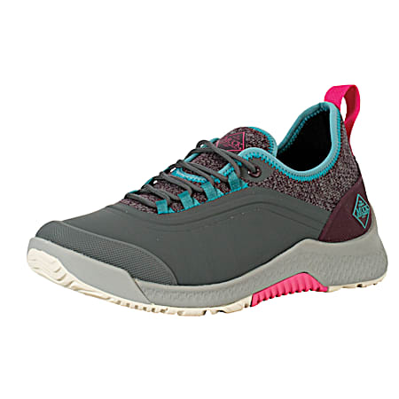 Ladies' Outscape Low Grey Lace Up Sneakers