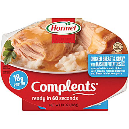 Hormel Compleats Chicken & Mashed Potatoes 10 Oz.
