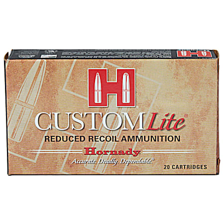 Custom Lite Reduced Recoil Rifle Cartridges