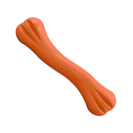 Large Orange Jolly Bone Dog Toy