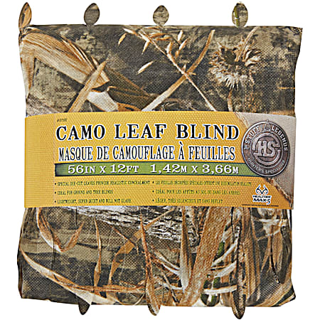 56 in x 12 ft Realtree Advantage Max 5 Camo Leaf Blind Material