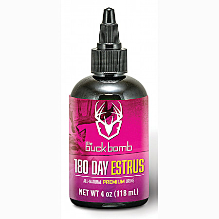 180 Day Estrus 4 oz All Natural Premium Doe Urine