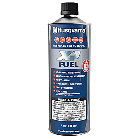 Husqvarna 1 qt Pre-Mixed 2-Stroke Fuel & Oil