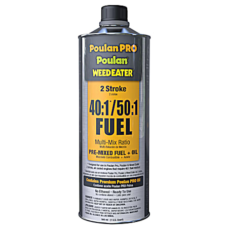 Poulan Pro 1 qt Pre-Mixed 2-Stroke Fuel & Oil