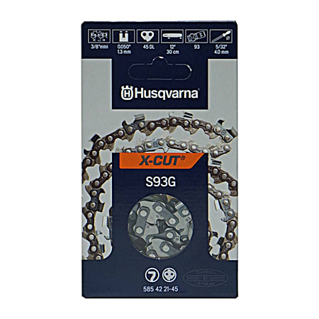 Husqvarna S93G X-Cut 3/8 in Mini Replacement Saw Chain