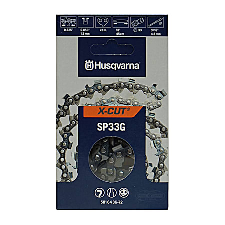 SP33G X-Cut 0.325 Pitch Replacement Saw Chain
