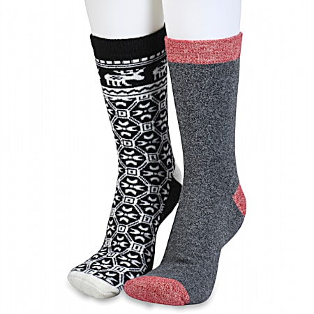 Ladies' Super Soft Cushioned Socks - 2 Pk