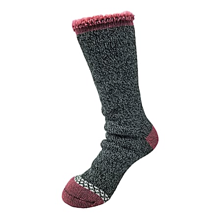Ladies' Black Thermal Insulated Sock