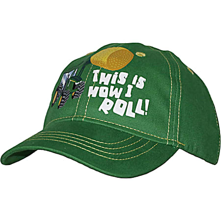 Toddler Green 'This is How I Roll' Cap