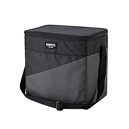 Sport Hard Lined 6-Can Gray & Black Cooler
