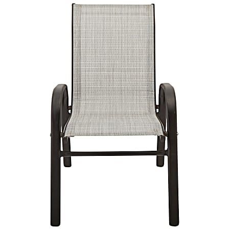 St. Croix Grey Sling Stack Kids Chair