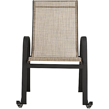 St. Croix Brown Sling Rocking Chair