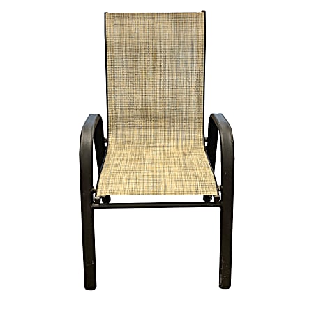 St Croix Brown Sling Stack Kids Chair