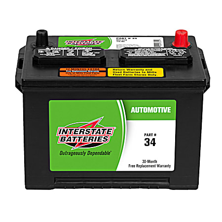 Automotive Battery - Group 34, 800 CCA