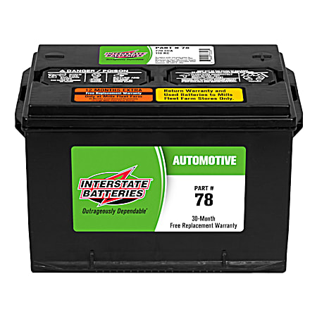 Automotive Battery - Group 78, 770 CCA