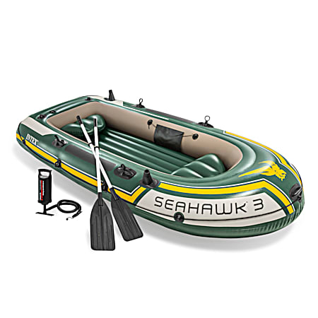 Intex 3-Person Seahawk Inflatable Boat Set