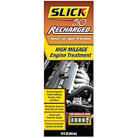 Slick 50 15 oz Recharged High Mileage Engine Treatment