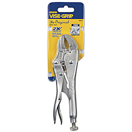 Vise-Grip The Original 7 in Curved Jaw Locking Pliers w/ Wire Cutter