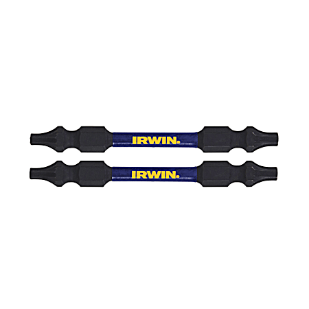2-1/2 in TORX Impact Double-Ended T15/T20 Bit Set - 2 Pc
