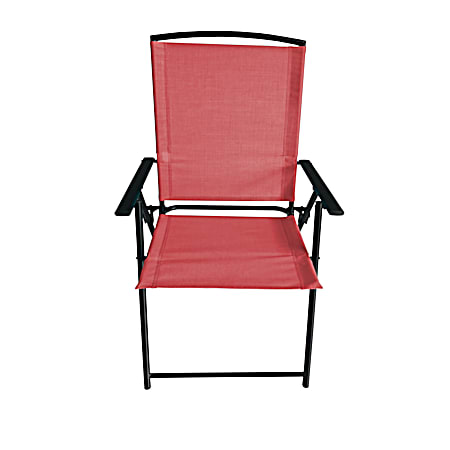 Patio Premier Red Sling Folding Chair