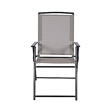 Patio Premier Grey Sling Folding Chair