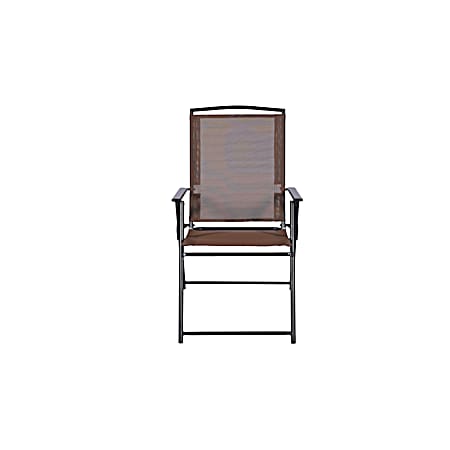 Patio Premier Brown Sling Folding Chair