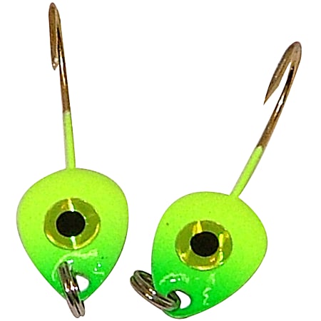Gem-n-Eye Jigging Lures - Chartreuse Green