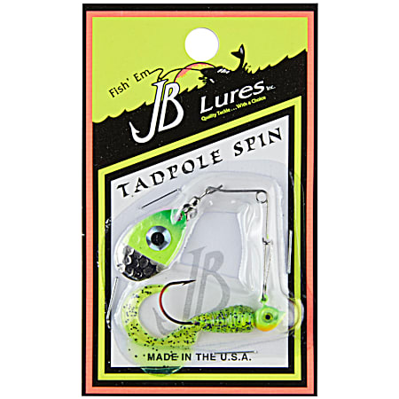 Tadpole Spin Jig - Chartreuse/Green