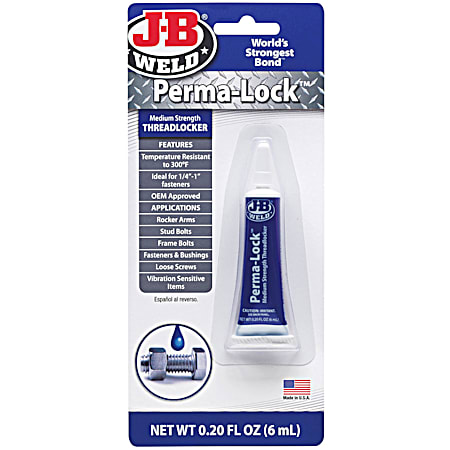 J-B Weld Perma-Lock Blue Threadlocker