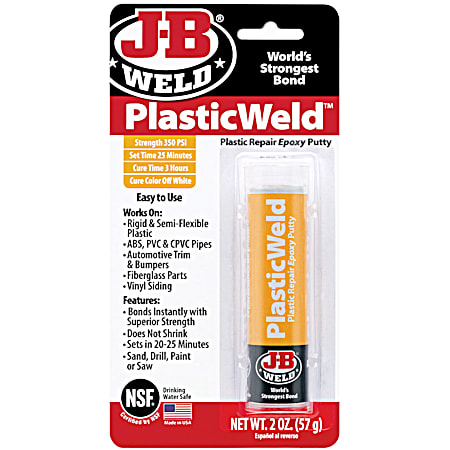 J-B Weld 2 Oz. PlasticWeld Epoxy Putty Stick