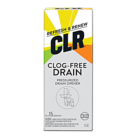 CLR 4.5 oz Clog-Free Drain Pressurized Drain Opener