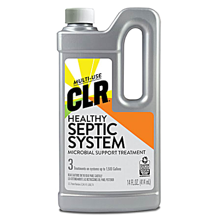 CLR 14 oz Healthy Septic System Microbial Support Treatment