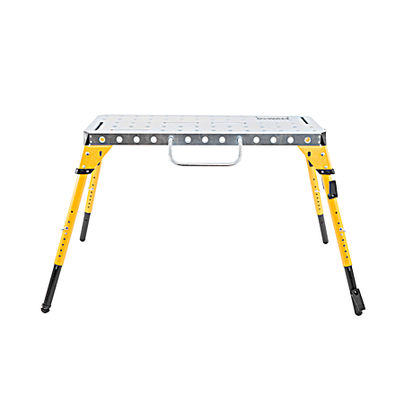 DEWALT 46 in x 18 in Adjustable Height Portable Folding Steel Welding Table & Work Bench