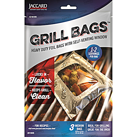 Jaccard 3 Pk Medium Grill & Oven Bags